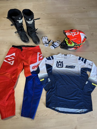 Motocross paket schuhe helm - motocross,